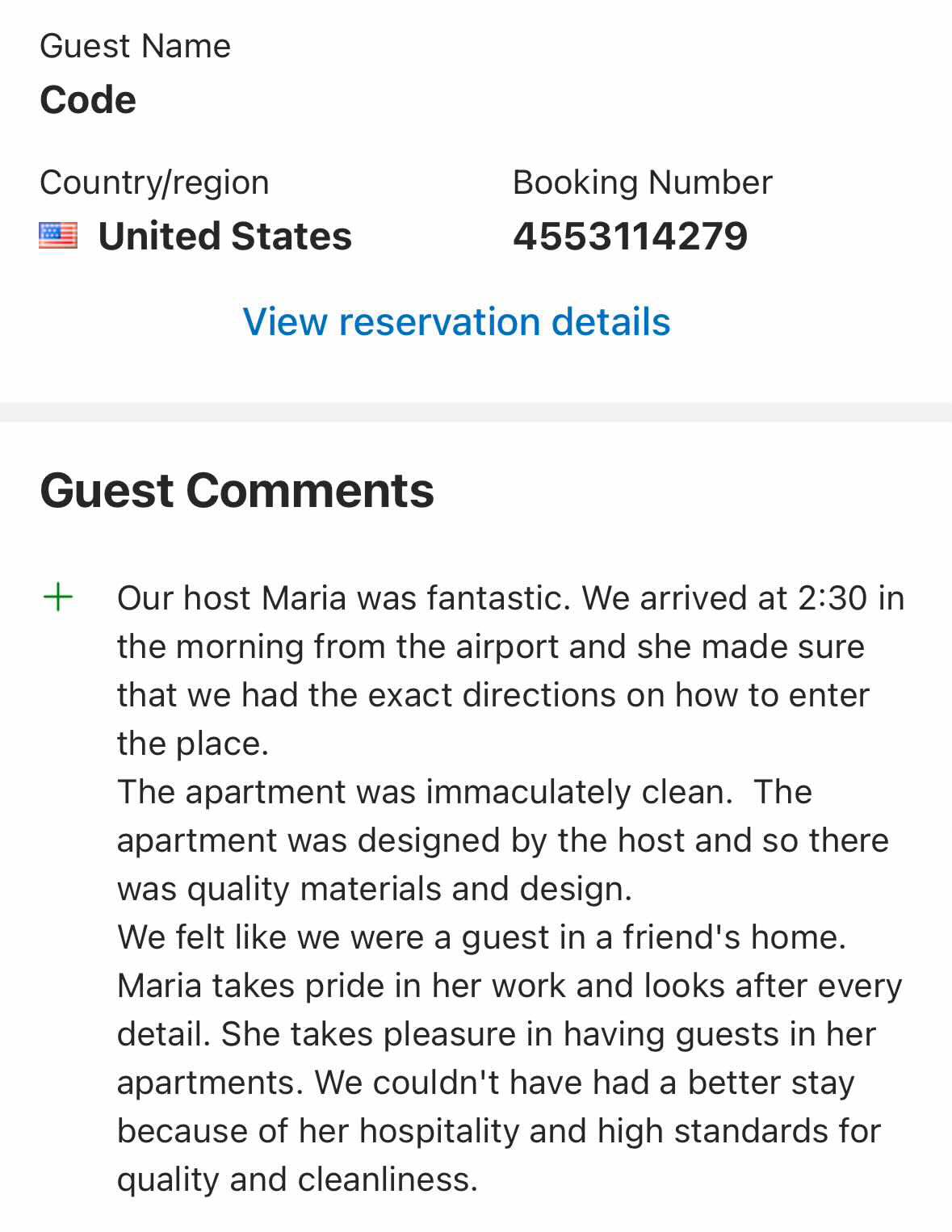 A review from David, the USA